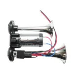 Claxon 2 trompete 12V cu compresor inclus - imagine 3
