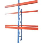 Raft depozitare paleti pe 4 niveluri, 2.7m lungime, 1m adancime, 3.2m inaltime, - imagine 4