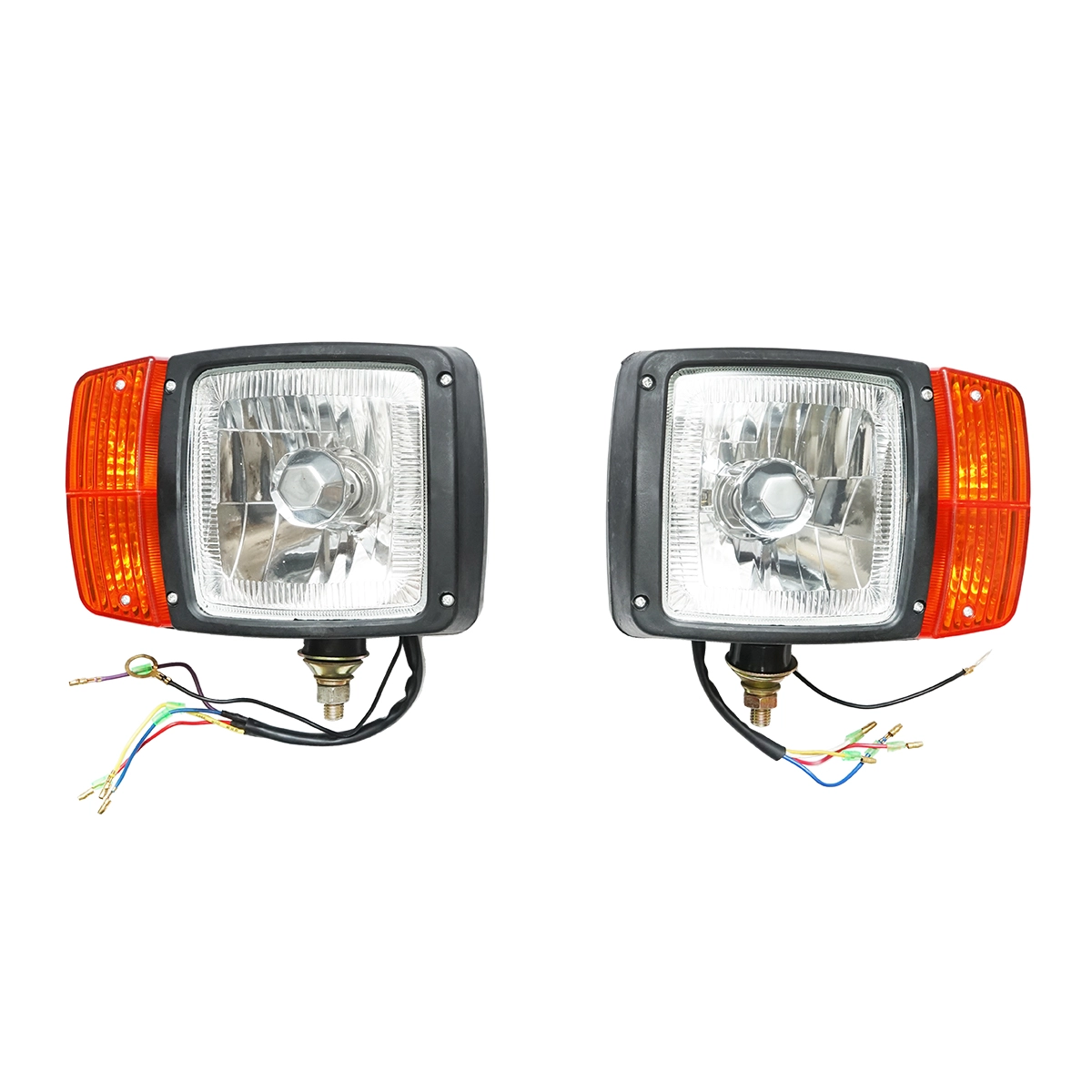 Set lampi fata cu semnalizare st-dr pentru JCB cod OEM 700-50055, 700-50056, 700-50119, 700-38400 Set lampi fata cu semnalizare st/dr pentru JCB cod OEM 700/50055, 700/50056, 700/50119, 700/38400 - imagine 1