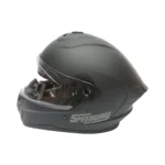 Casca moto integrala neagra cu viziera transparenta, marimea L Grit