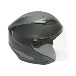 Casca moto tip jet neagra, model urban cu viziera transparenta si ochelari de soare, marimea XL - imagine 8