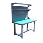 Banc de lucru atelier cu priza 220V, panou perforat si iluminat LED 1500x750x800+1000mm - imagine 5