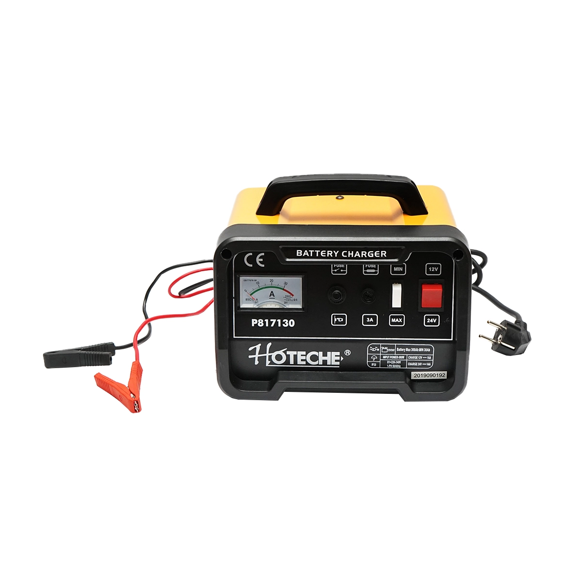 Redresor incarcator baterie acumulator auto Max 300Ah Min 30Ah 12V 16A-24V 14A IP20 Redresor/incarcator baterie/acumulator auto Max 300Ah Min 30Ah 12V/16A-24V/14A IP20 - imagine 1