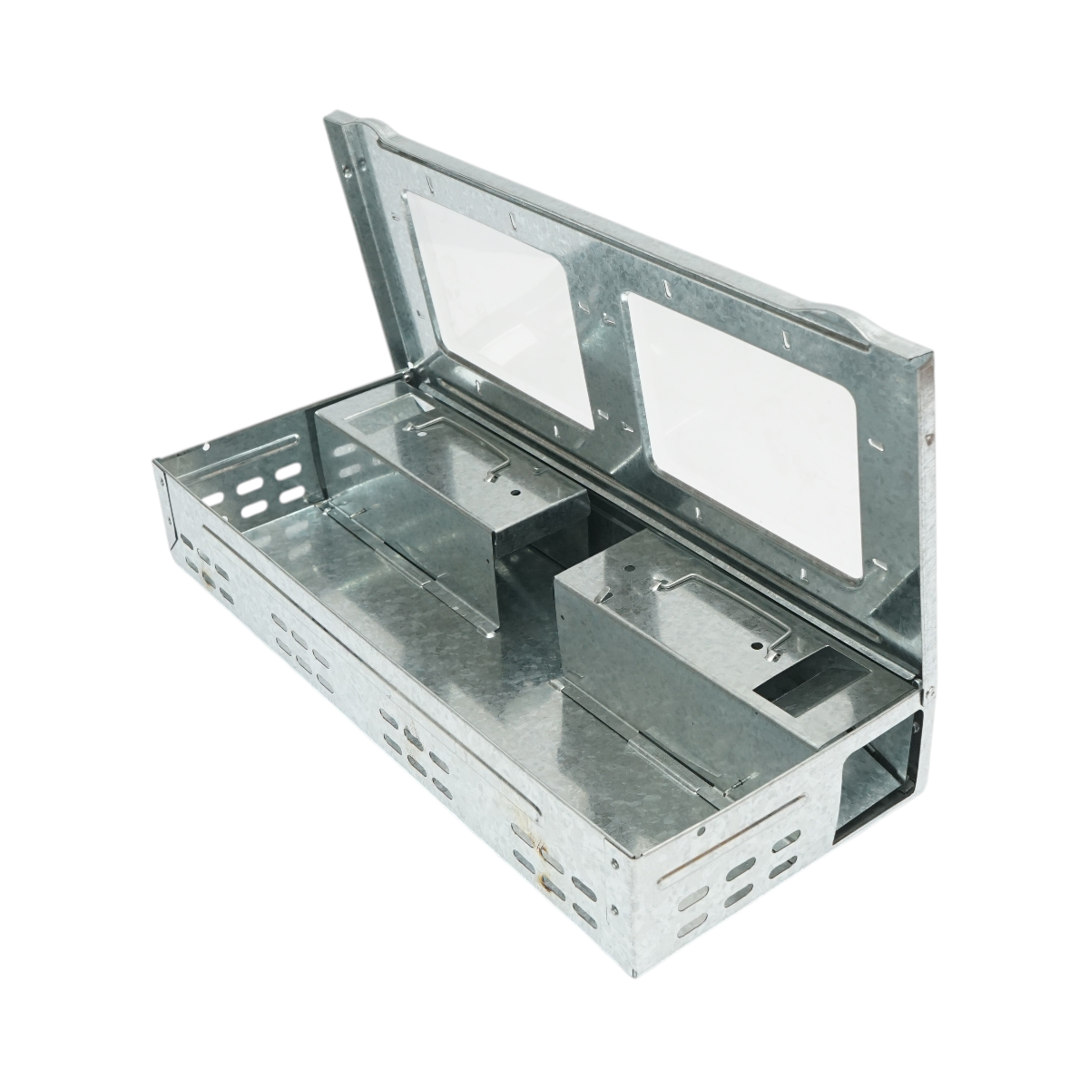 Capcana soareci metalica galvanizata profesionala 36.3x16.1x6.1cm Capcana soareci metalica galvanizata profesionala 36.3x16.1x6.1cm - imagine 1