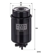 Filtru combustibil WK 8121 - imagine 2
