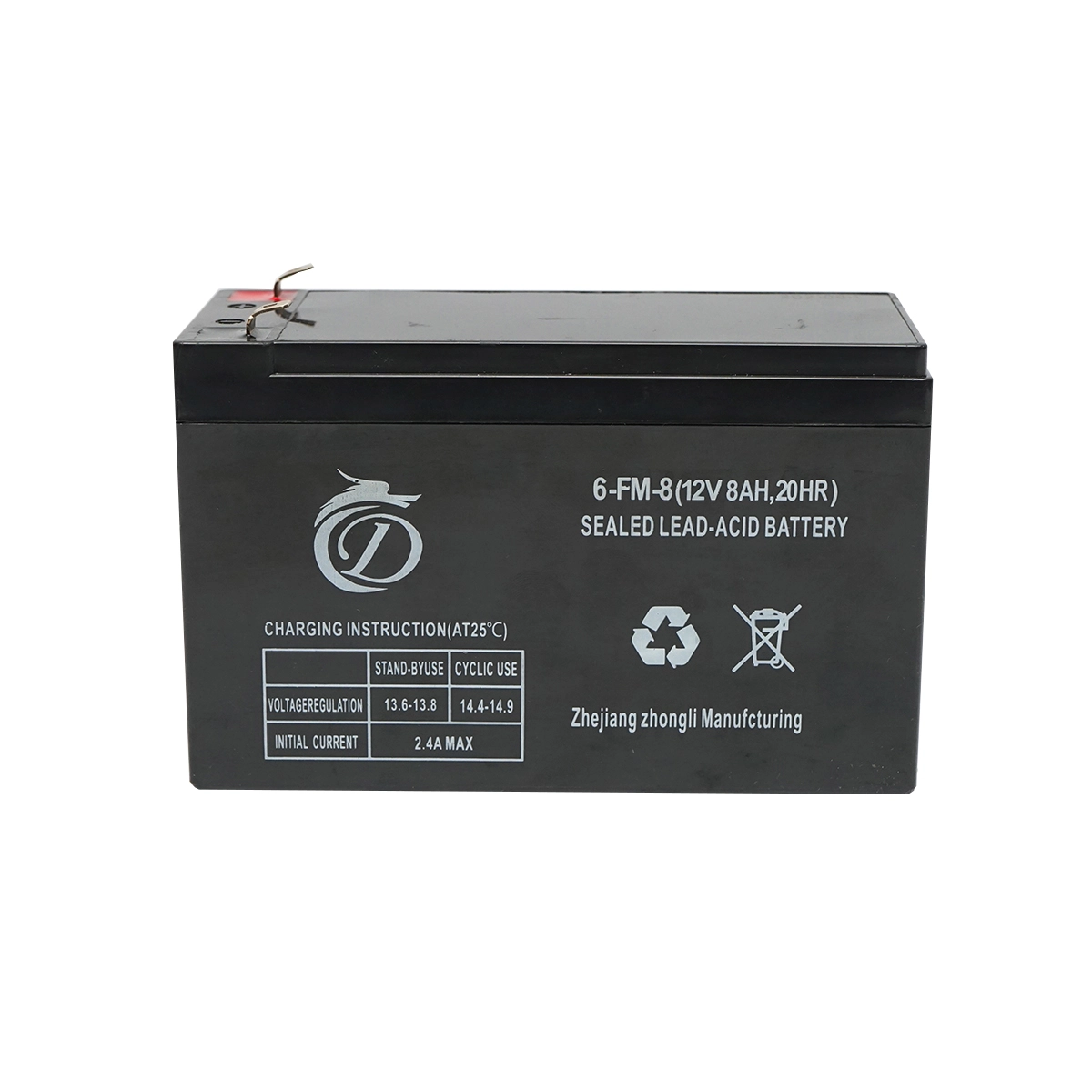 BATERIE, ACUMULATOR 12V 8AH 2 Baterie (acumulator) pentru pompa de stropit vermorel 12L Breckner Germany - imagine 1