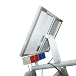 Lampa LED 300W cu panou solar 60W, baterie 14000mAh si camera supraveghere WIFI cu alarma - imagine 4