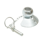 Nuca tirant lateral cu guler, lant si bolt 64x72mm, categoria 3-3 - imagine 2