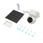 Camera supraveghere 4 MP cu panou solar 5W, baterie 18650 incarcare rapida, WIFI 2.4 GHz, rotativa 360 grade PTZ cu senzor de miscare, detectie umana PIR, alarma, night vision si aplicatie iCSee - imagine 10