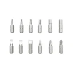 Set surubelnita flexibila, clichet cu cap magnetic si 12 biti Hoteche - imagine 2