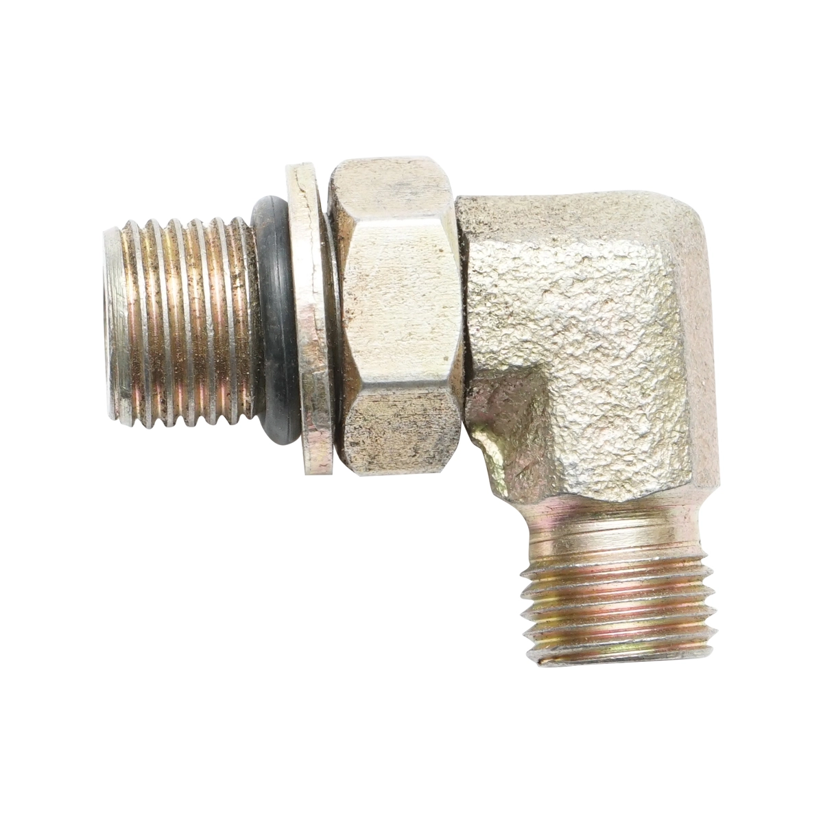 Adaptor hidraulic 90 grade pentru JCB cod OEM 816-90618, 816-13383, 332-R7492, 332-R5971, 816-90199 1 Adaptor hidraulic 90 grade pentru JCB cod OEM 816/90618, 816/13383, 332/R7492, 332/R5971, 816/90199 - imagine 1
