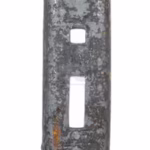 Brăzdar cultivator 450x135x20mm reversibil curbat 2 orificii