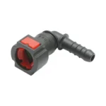 Conector conducta alimentare rosu New Holland, Steyr, Case IH cod OEM 87489624 - imagine 3
