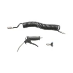 Pistol suflat aer comprimat cu duza 120mm, furtun spiralat PU 5m si mufa rapida T - imagine 4