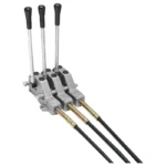 Distribuitor hidraulic cu 3 manete, lungime cablu 2m presiune 250 bar debit 80L/min - imagine 6
