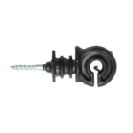 Izolator inelar PP ECO negru mat pentru fir gard electric Breckner Germany