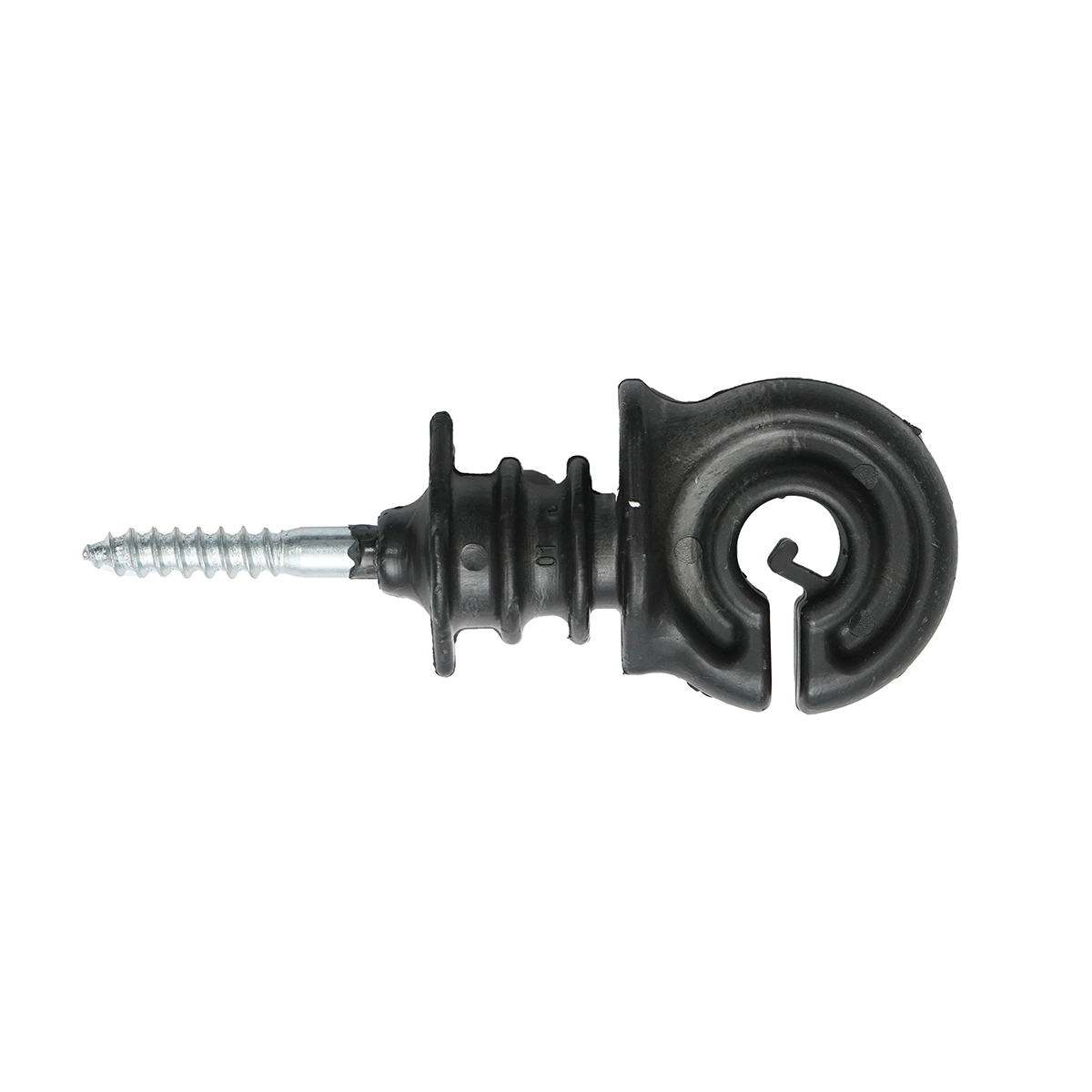 Izolator inelar PP ECO negru mat pentru fir gard electric Breckner Germany Izolator inelar PP ECO negru mat pentru fir gard electric Breckner Germany - imagine 1