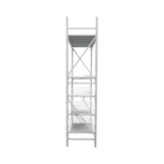 Raft metalic depozitare 5 nivele 200x60x250cm, 300 kg/polita, gri Breckner Germany - imagine 10