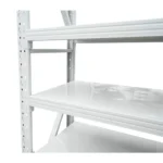Raft metalic depozitare 5 nivele 200x60x250cm, 300 kg/polita, gri Breckner Germany - imagine 7