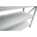 Raft metalic depozitare 5 nivele 200x60x250cm, 300 kg/polita, gri Breckner Germany - imagine 4