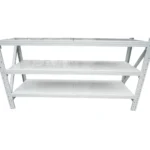 Raft metalic depozitare 5 nivele 200x60x250cm, 300 kg/polita, gri Breckner Germany - imagine 3