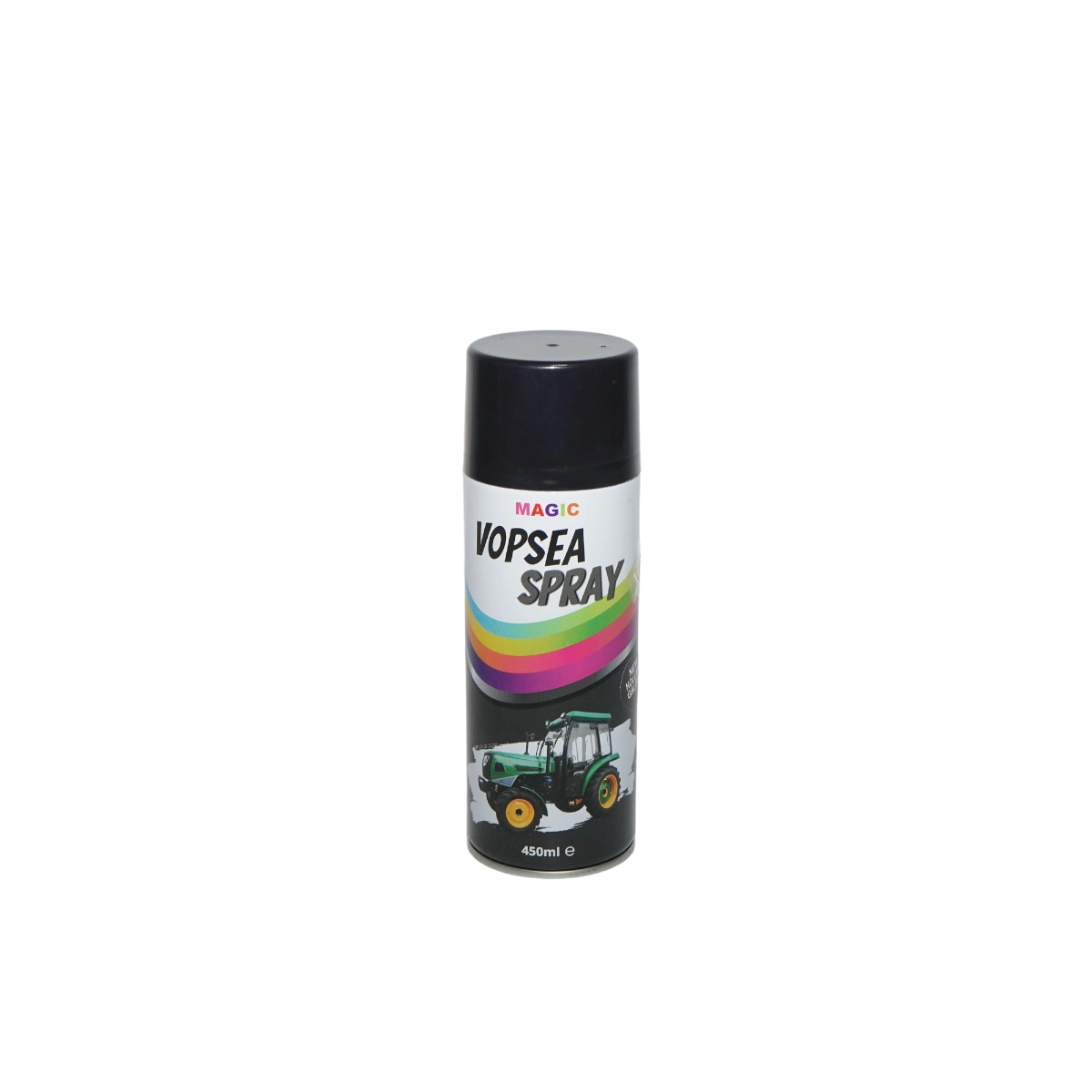 Spray vopsea auto negru New Holland shine black NH 450ml MAGIC Spray vopsea auto negru New Holland shine black NH 450ml MAGIC - imagine 1