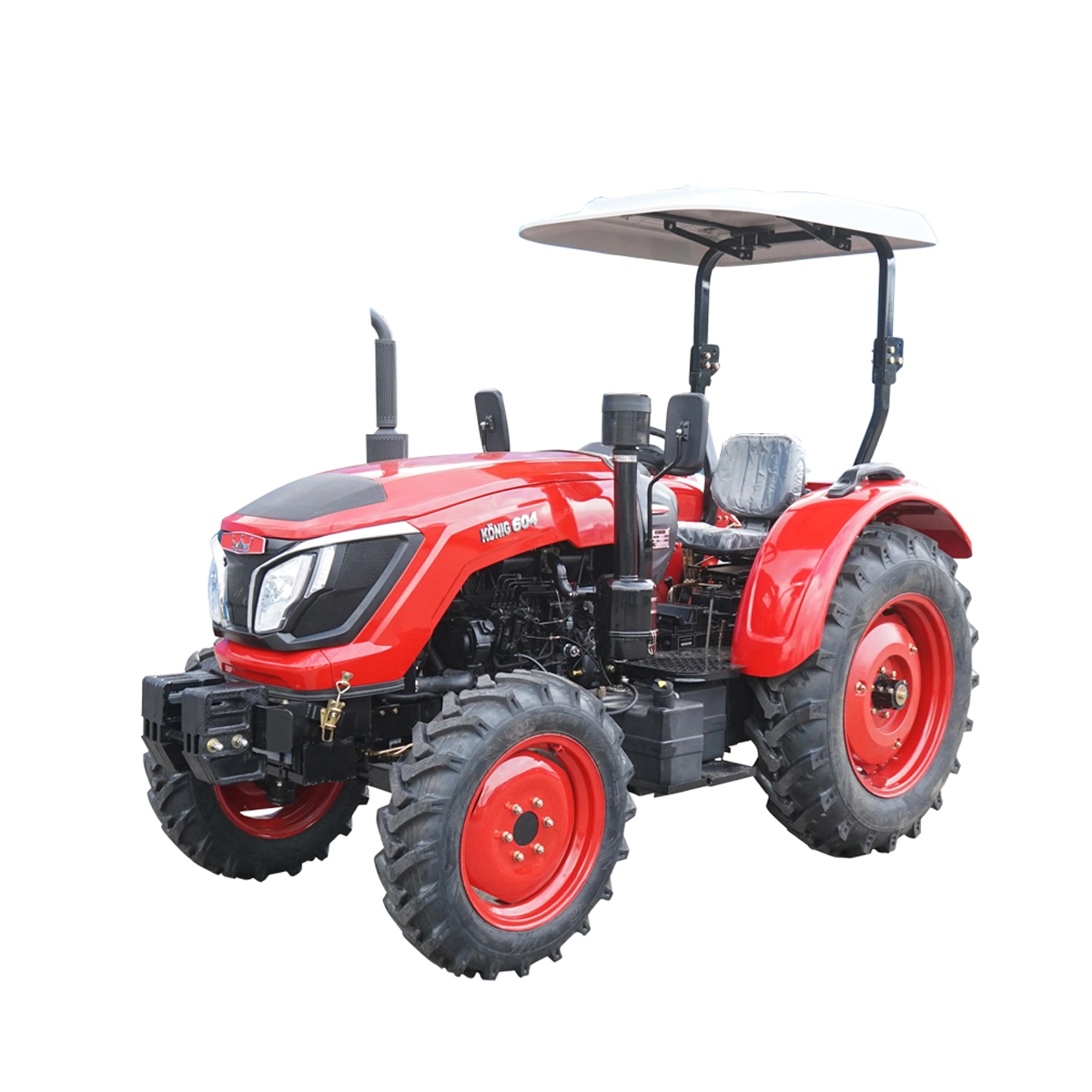 Tractor 60CP 4x4, rosu cu semicabina KONIG 604 5 Tractor 60CP 4x4, rosu cu semicabina KONIG 604 - imagine 1