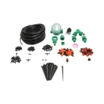 Kit complet irigare prin picurare si pulverizare cu furtun 41m, temporizator, duze, conectori, tije de fixare 147 piese - imagine 2