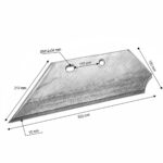 Brazdar dreapta plug Kverneland 18 inch cod OEM KK083020R - imagine 4