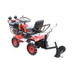 Minitractor agricol 4x4 diesel 17CP, 531cc, 3+1 viteze, 2 cutii de viteze, pornire electrica/manuala, latime lucru 1050mm cu freza, rarita, roti metalice, picior sprijin THOR - imagine 7
