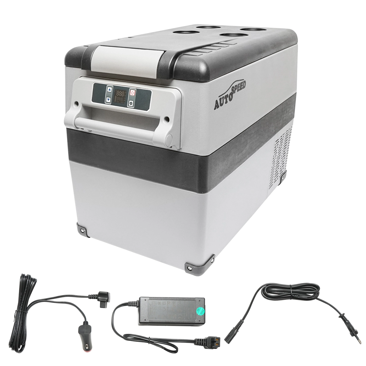 Frigider auto Smart cu compresor 45L 12-24-220V 60W, Bluetooth Frigider auto Smart cu compresor 45L 12-24-220V 60W, Bluetooth - imagine 1