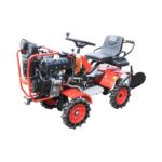 Minitractor agricol 4x4 diesel 17CP, 531cc, 3+1 viteze, 2 cutii de viteze, pornire electrica/manuala, latime lucru 1050mm cu freza, rarita, roti metalice, picior sprijin THOR - imagine 5