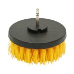 Set perii rotative pentru curatare si polisare cu bormasina 50mm, 90mm, 100mm, bureti polisare, pad-uri abrazive, suport Velcro, prelungitor, prindere 1/4 inch, 12 piese Breckner Germany - imagine 12