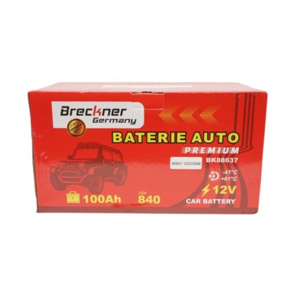 Acumulator, baterie auto 100Ah, 840A, 12V BRECKNER PREMIUM Cod: BK88637 Echivalență: DISNX83