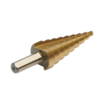 Burghiu conic in 9 trepte 4-20mm din otel 4241 HSS pentru metal, aluminiu, lemn, plastic, alama - imagine 3