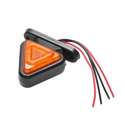 Lampa laterala gabarit triunghi LED 12-24V, galben-rosu FR0101  Cod:BK76251Echivalență:DISTR54