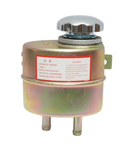 Rezervor ulei servodirectie metalic cu element filtrant, filtru sita incorporat, racord fi 16