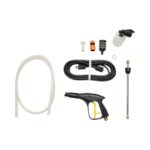 Aparat de spalat cu presiune 800W, 220V, 40 bar, debit 5 L/min cu pistol, rezervor spuma si furtun 7m Breckner Germany - imagine 2