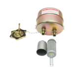 Rezervor ulei servodirectie metalic cu element filtrant, filtru sita incorporat, reductie M20x1.5