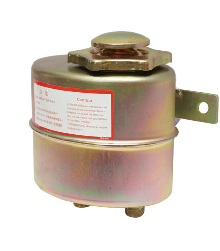 Rezervor ulei servodirectie metalic cu element filtrant, filtru sita incorporat, reductie M20x1.5